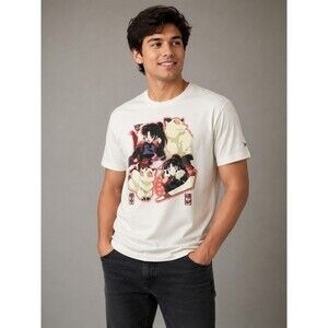 Inuyasha x Hypland Sango & Kirara Men's T-Shirt M Ivoy Anime M